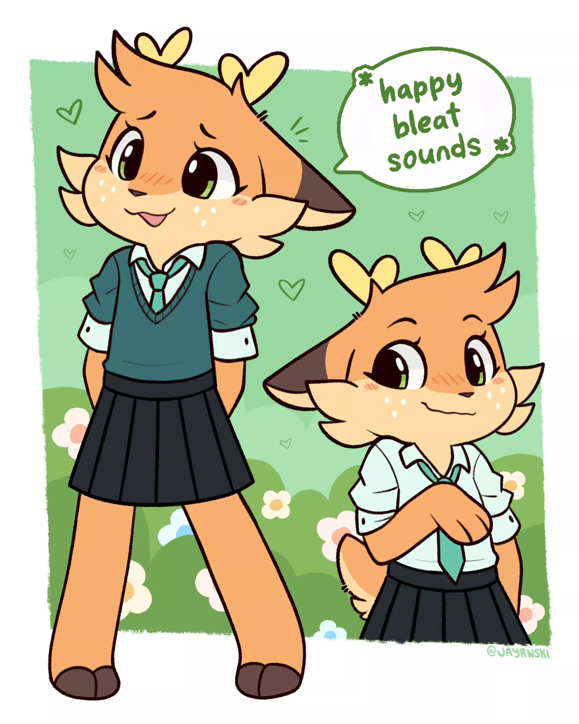 A very dapper deer! 🦌 (@jayrnski)