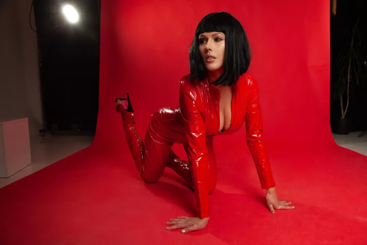 all in red