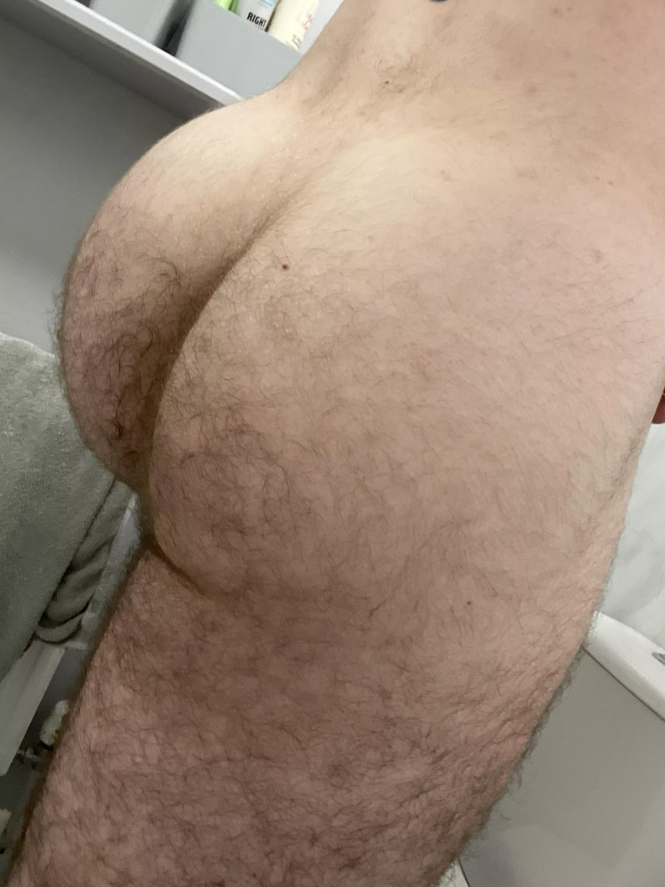 Hairy from behind