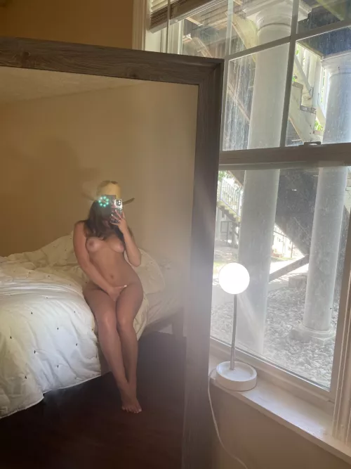 I hope no one saw me taking this pic through the window