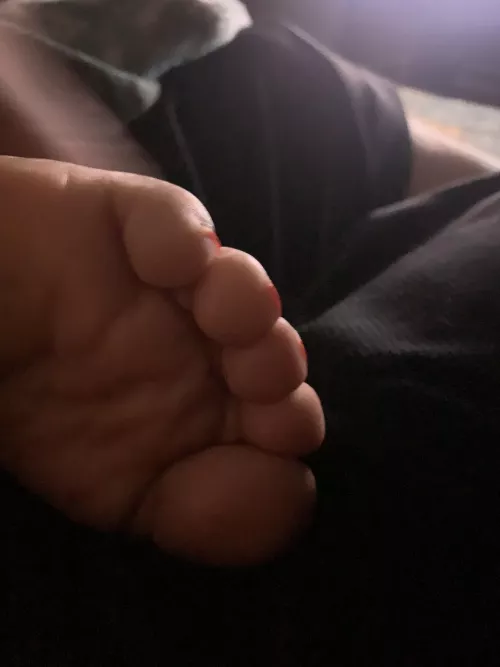 My girlfriend’s soft size 5 feet. Who wants to see more?