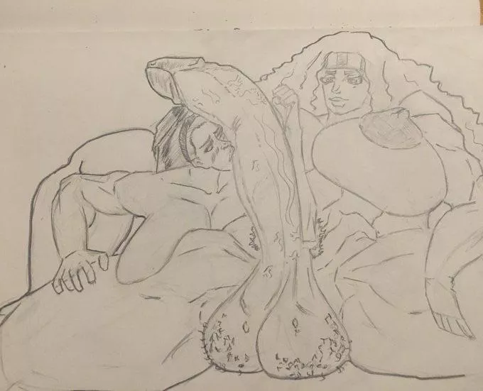 [OC] B’Shir with Mother Miranda (Heavily Inspired from a pic by Nyl)