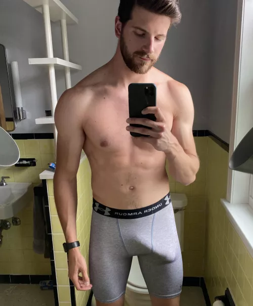 What would you do if you found me in the bathroom like this?