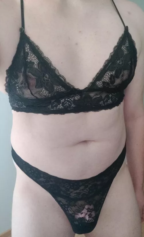 You cannot go wrong with black lace