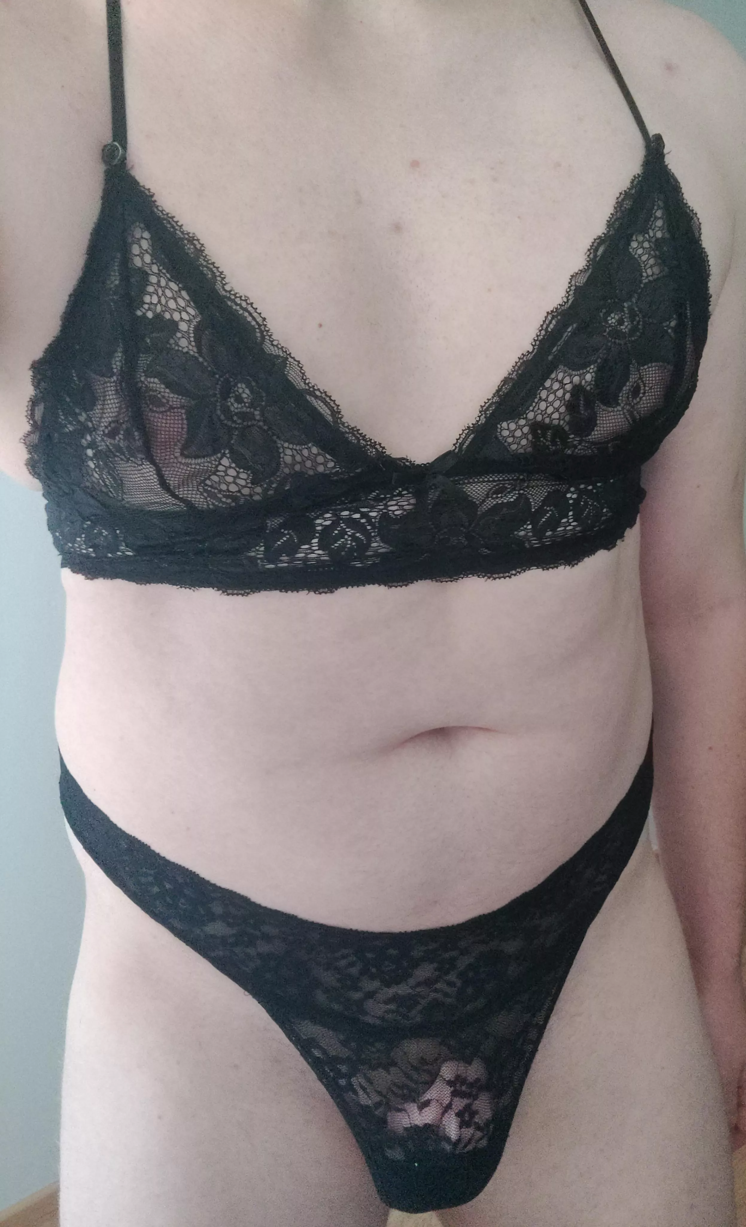 You cannot go wrong with black lace