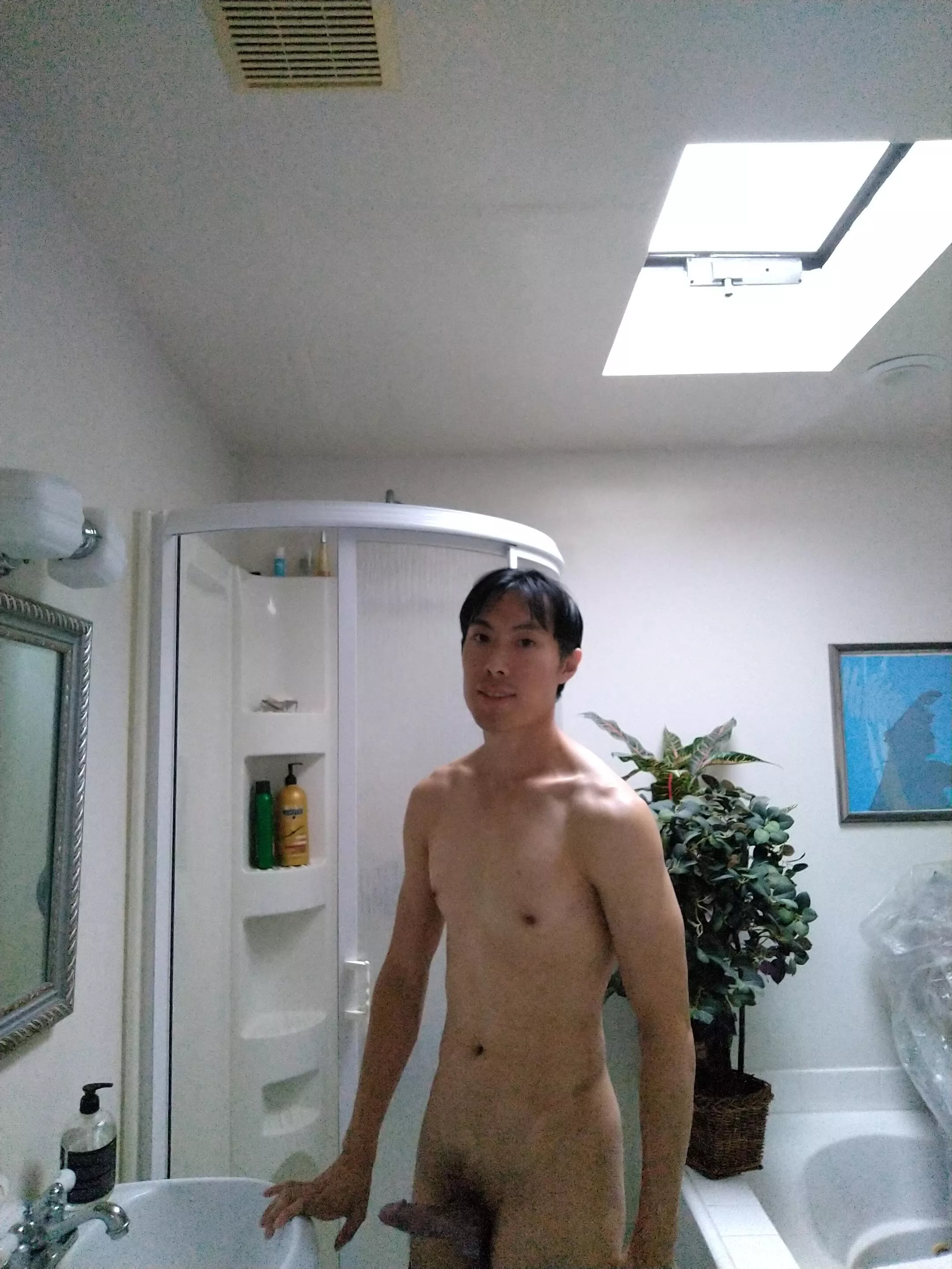 (36) Wanna shower together?