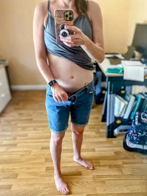 All this working out is making my shorts fall off...oops 😉