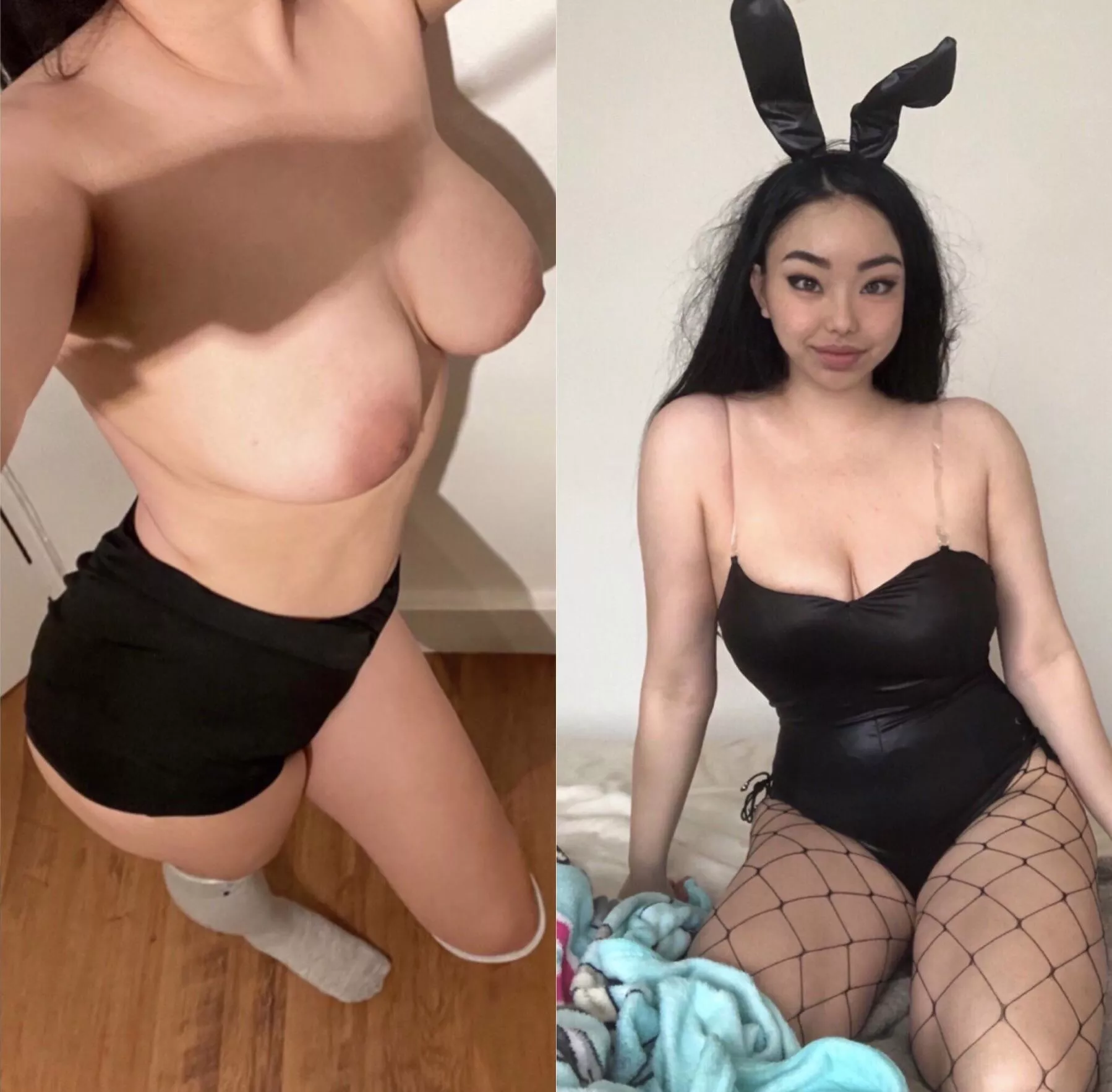 Anyone interested in breeding a curvy asian?🥺
