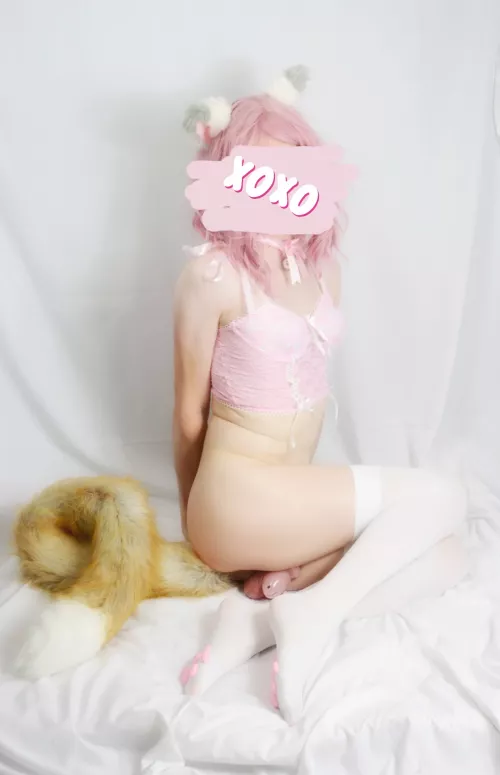 Can I be your caged pet? I already have a cute tail!