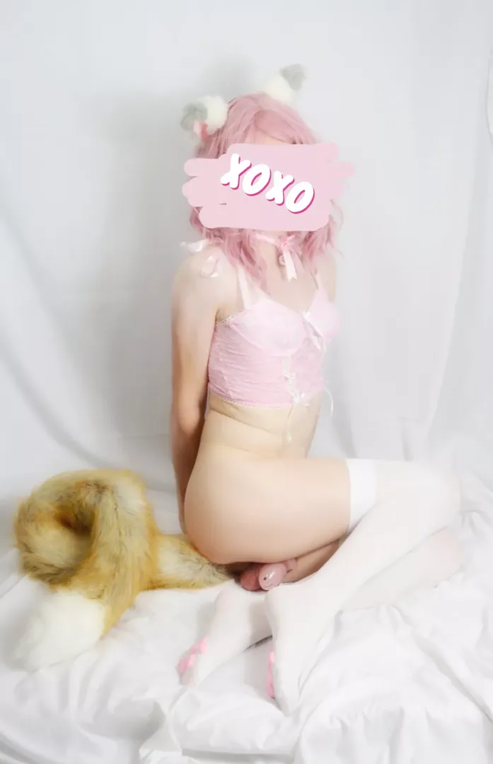 Can I be your caged pet? I already have a cute tail!