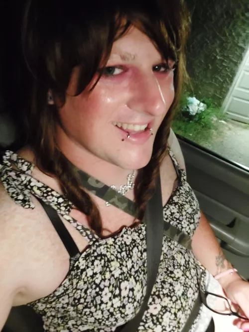 Coming home with cum on my face ;)