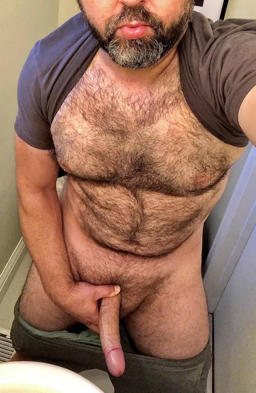 Do you want a cuddle fuck from a big, furry Dad? I bet when it’s over, we’ll both be very glad.(42)