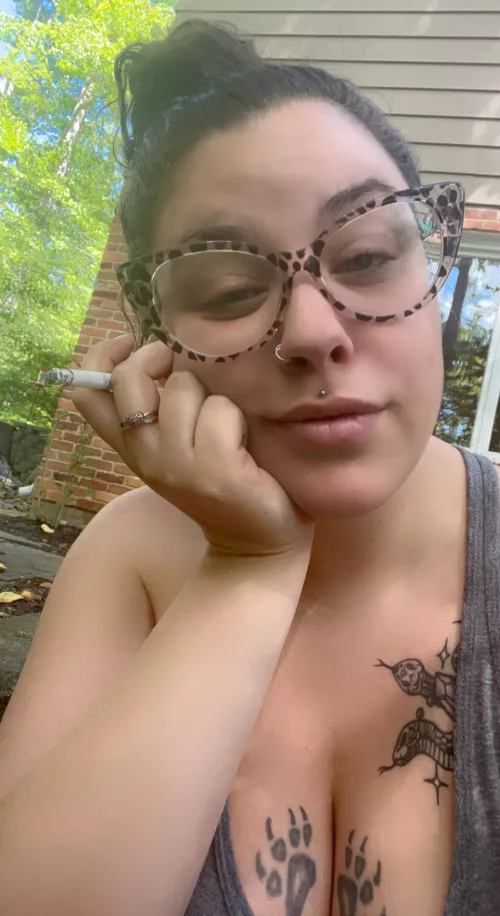 Had my morning bong and first smoke of the day