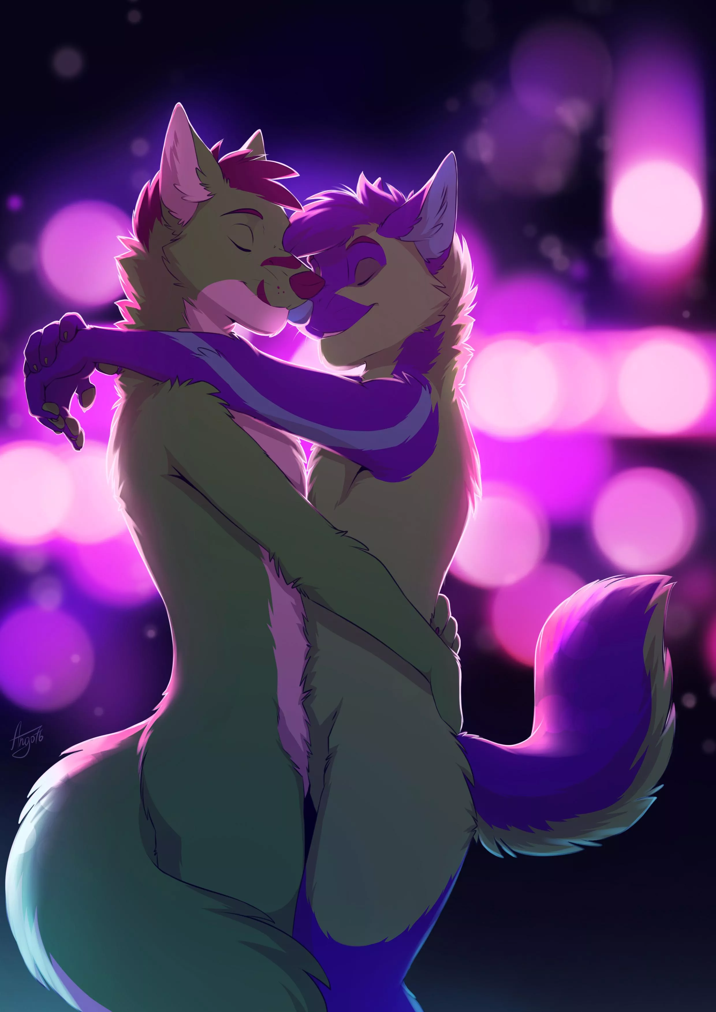 Me (on the left) and my boyfriend (on the right)