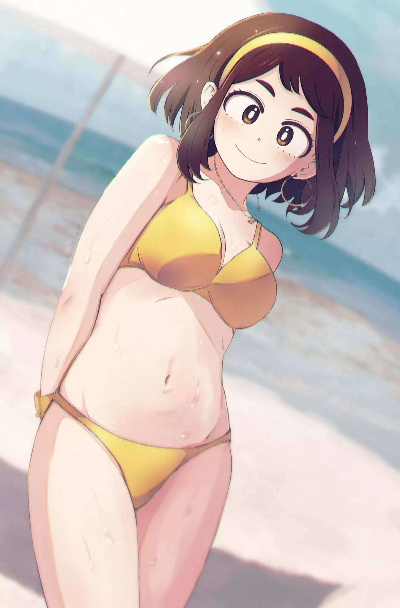 Ochako gold bikini (tooshiro10)