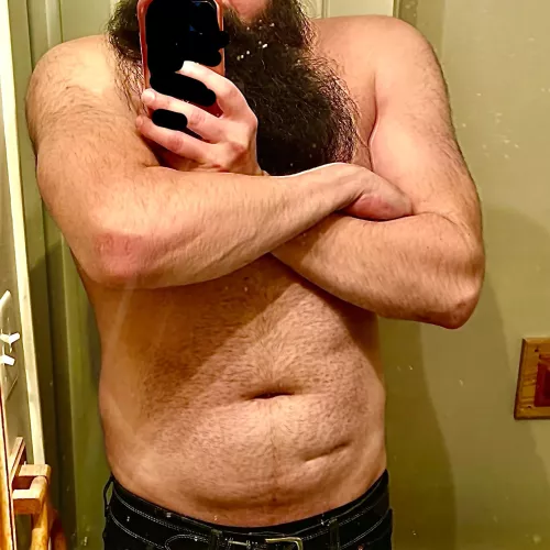 POV: My lawn just after I mowed it’s fuckin brains out. #dadbodlife