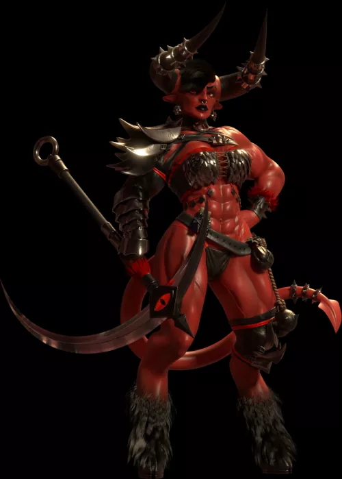 Tiefling Gladiatrix