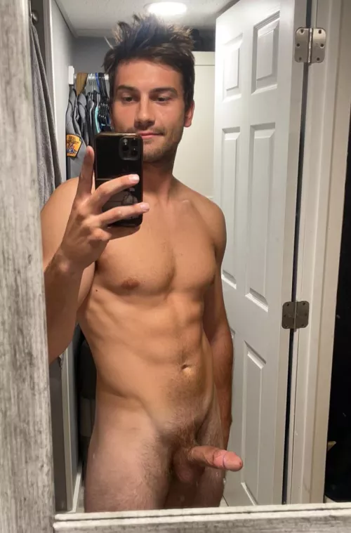 Will you lick down my abs and vline?😈