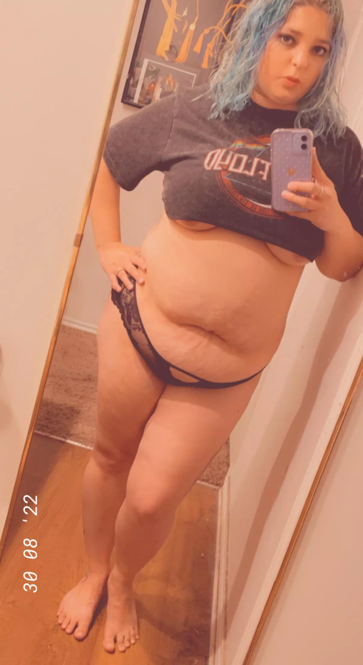 You come home to this…