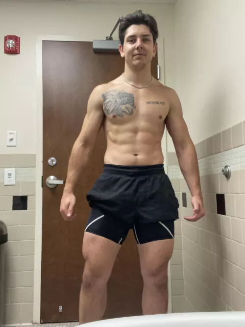 [m] shower time post leg day #2