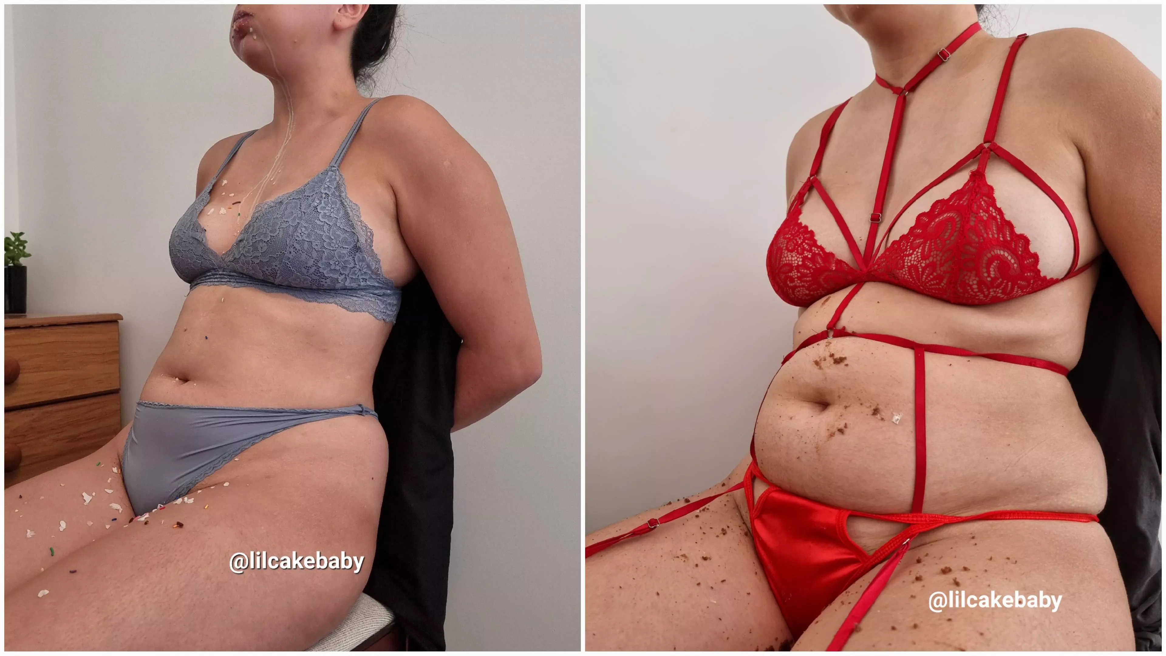 My first Force Feeding Vs My Latest 🥵