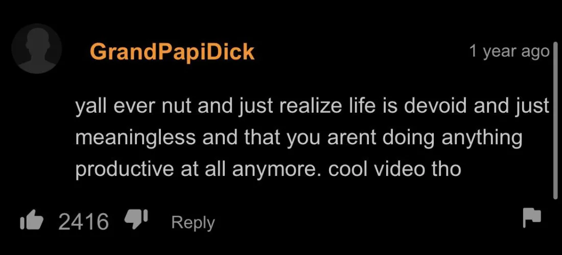 PND ( Post Nut Depression )