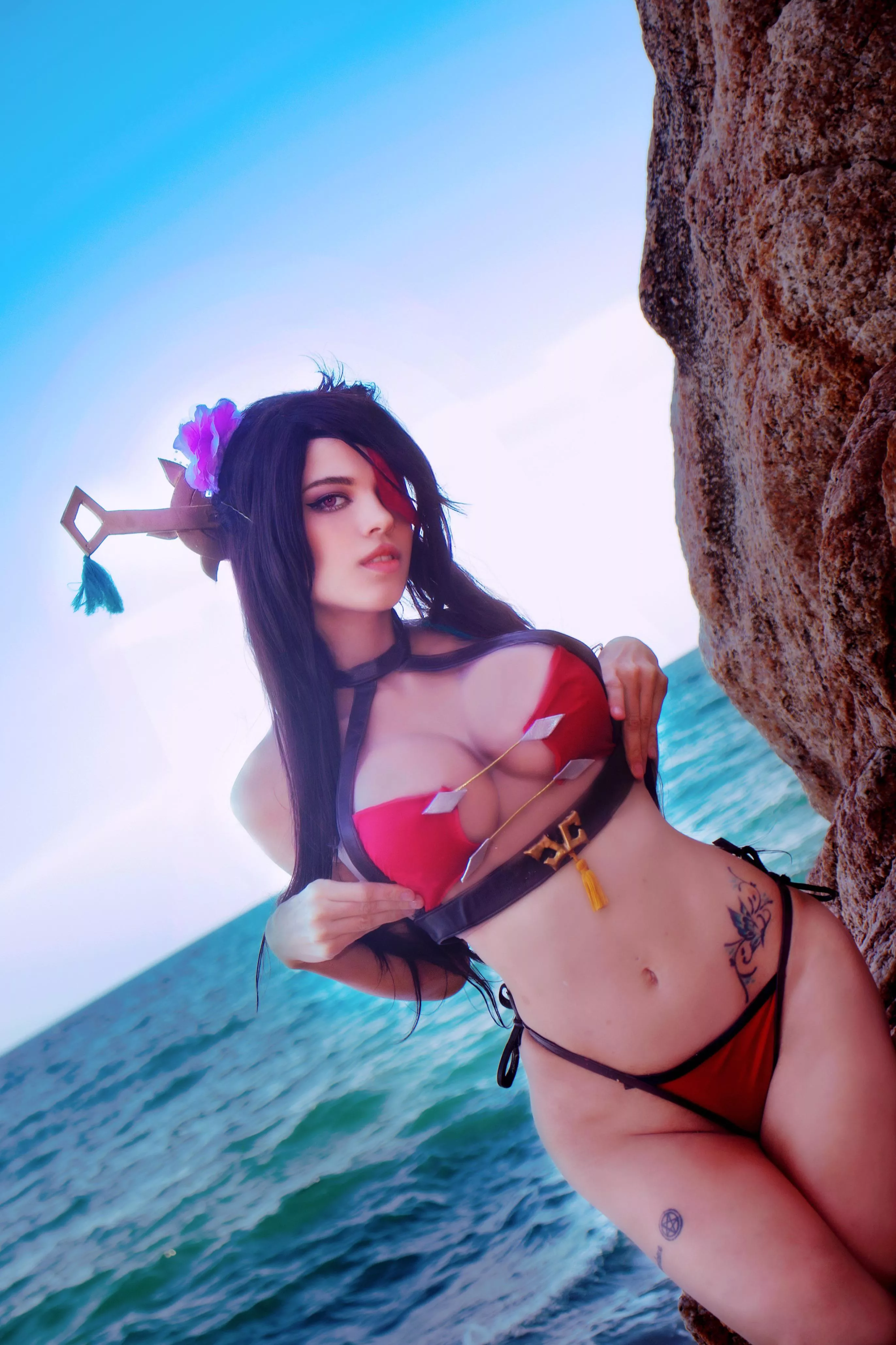 Beidou cosplay by Shion vovk (based on OlchaSart)