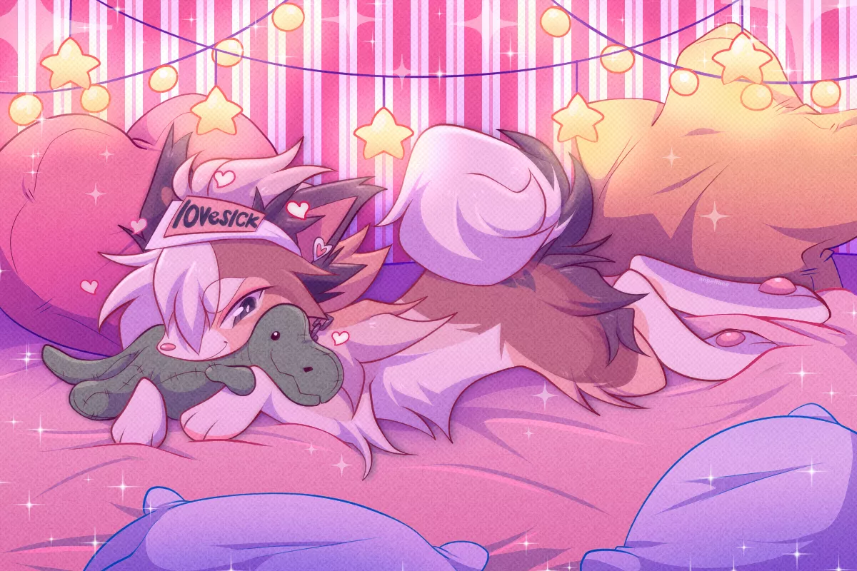 cozy (my art, commission)