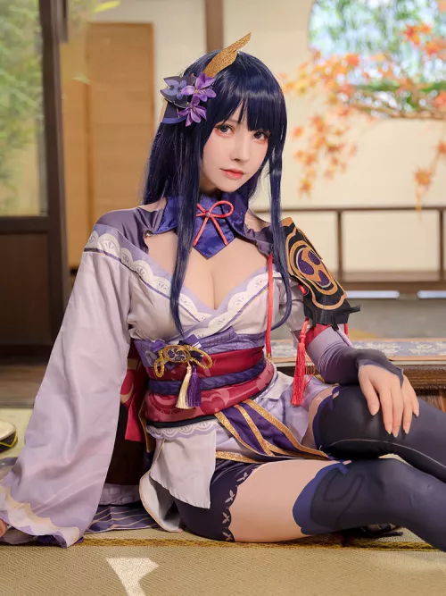Genshin Impact Baal Raiden Shogun Cosplay by cn @qianhe