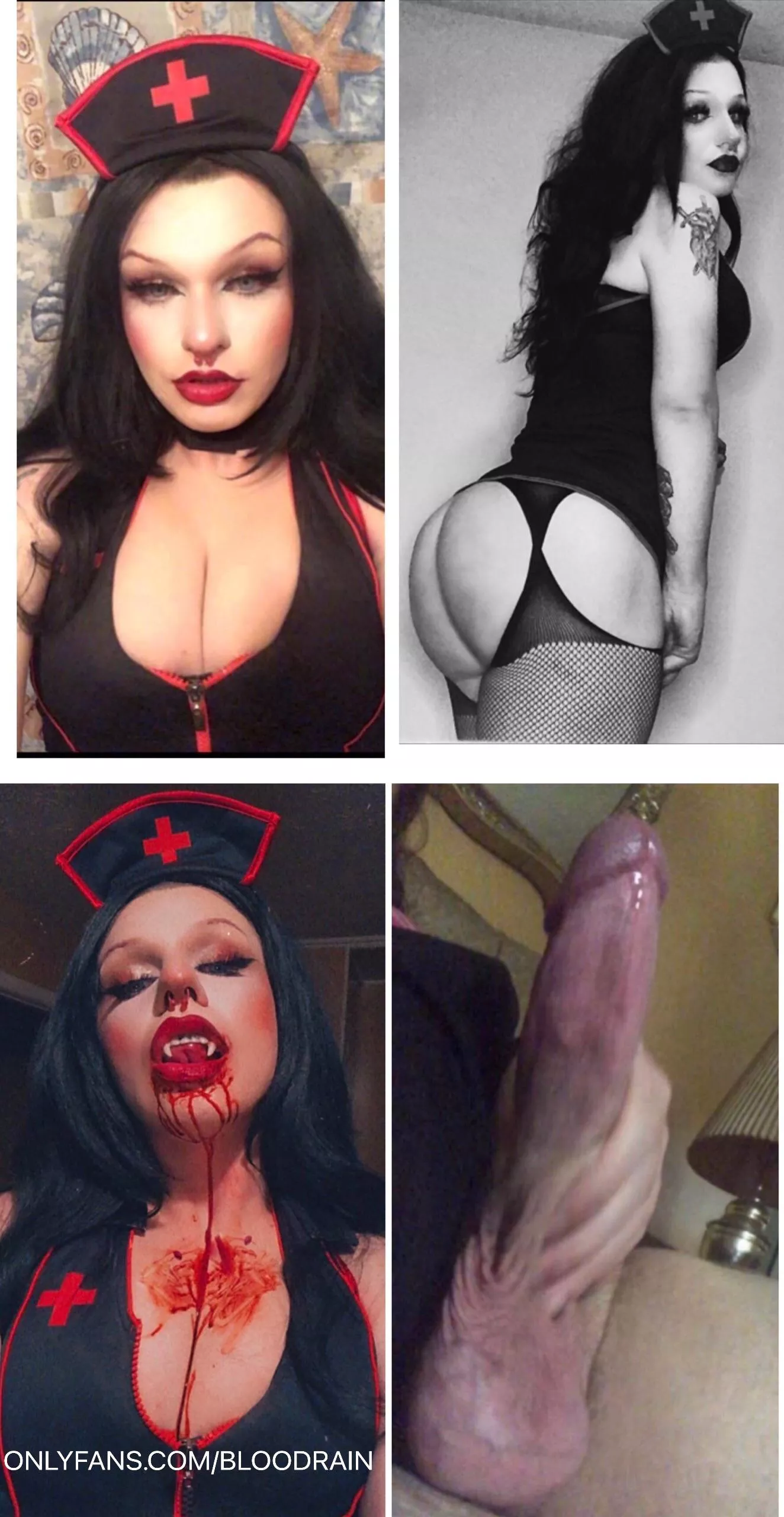 I’m your sexy af nurse treating you, and suddenly I start to bite you and devour you - you turn into my personal little toy, my cock slave, and my dildo to worship me. What’s next? ;)