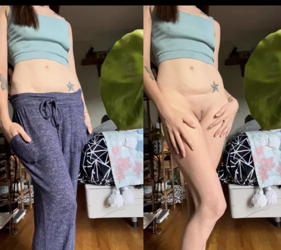 It’s a lazy Friday, but I can still flash my milf 😻