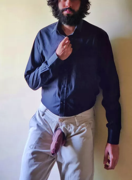 [m] Well, what are you staring at? It's not even hard.. yet ;)