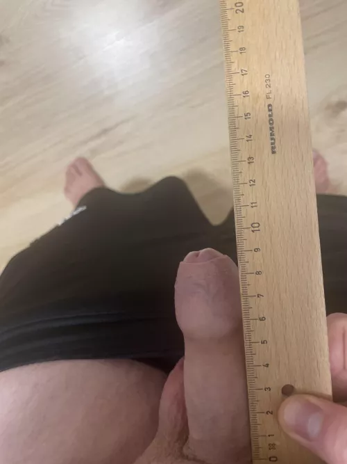Only 9 cm, smaller than the most
