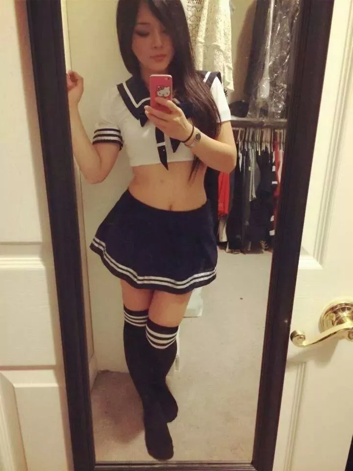 She sends you this selfie while you're at work