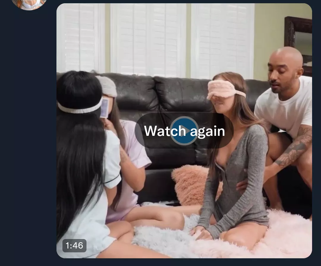 Been searching for this video since one hour. please, anyone? help me. They are playing the card passing game then, this bald guy comes and fucks everyone... please help..