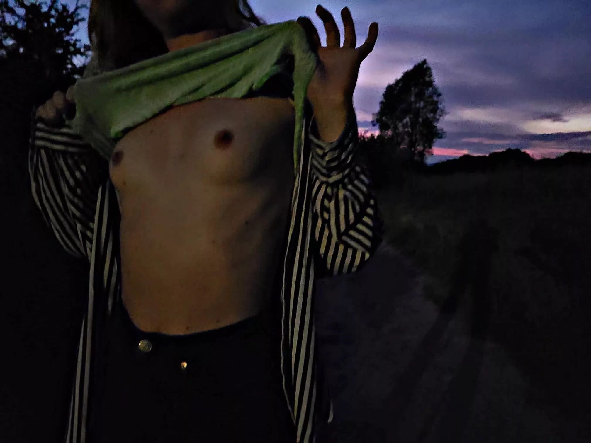 Flashing in the night