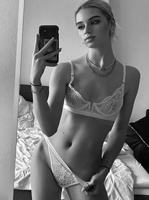 Flashing my petite body before hitting the pool, Like it?