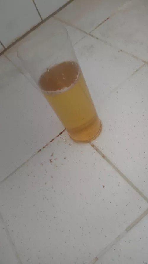 i just filled a cup with piss who's gonna tell me what to do with it