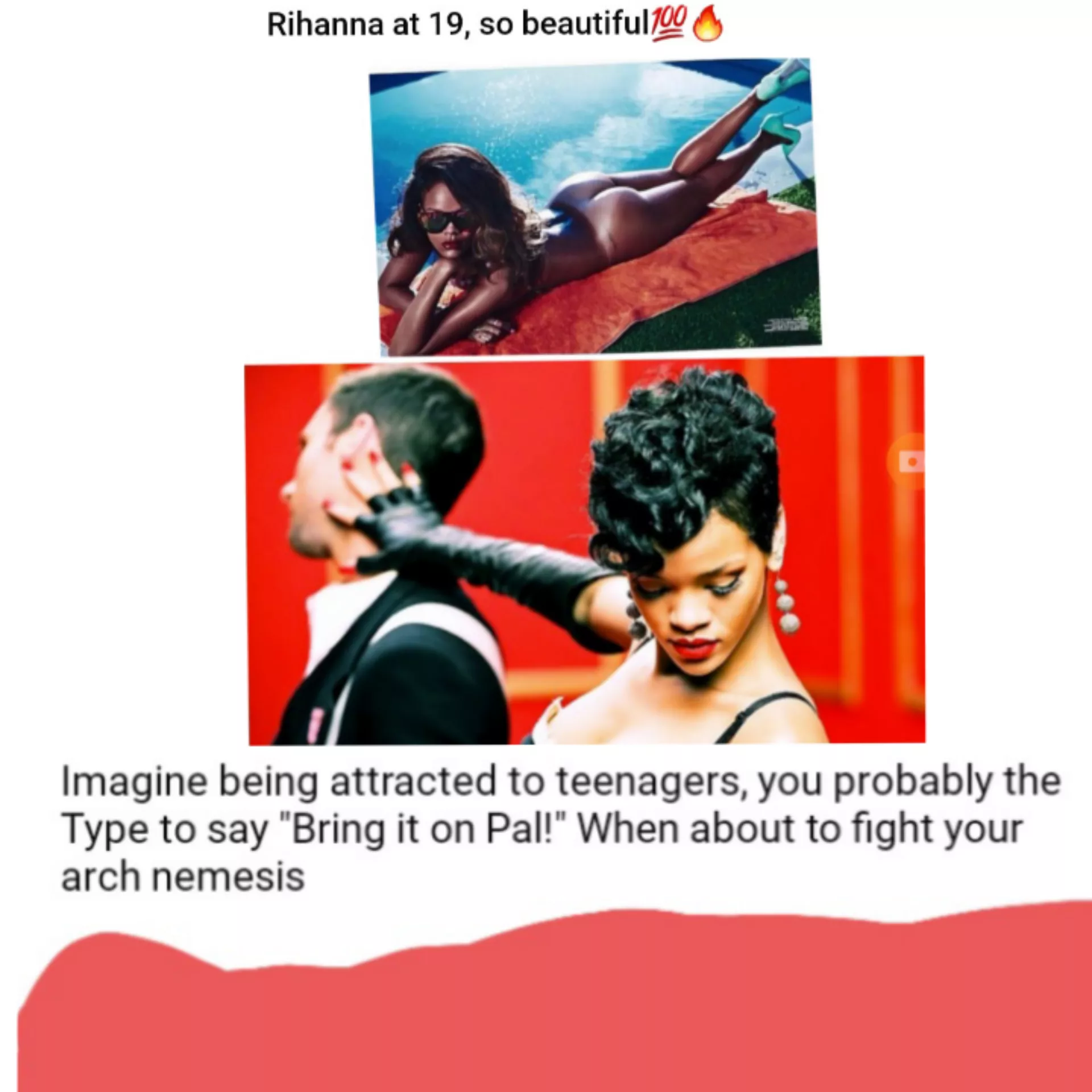 is the commenter trippin or Valid?