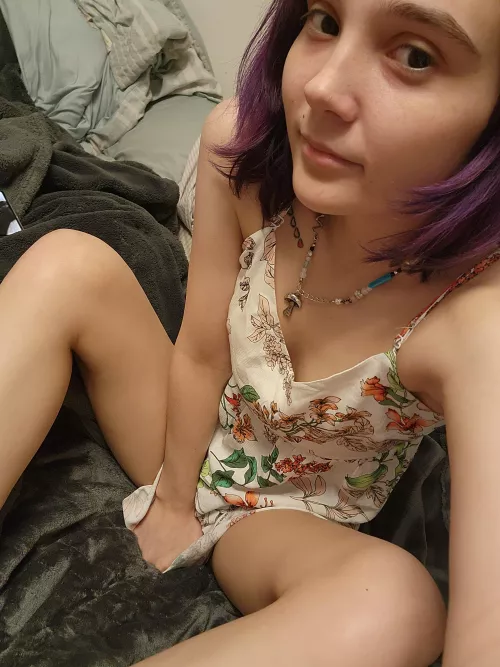 there's nothing at all under this dress