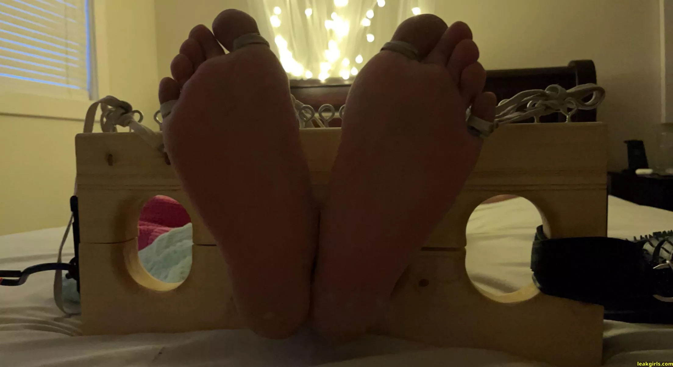 from my tickle session tlnight. his feet needed a good scrub ;)