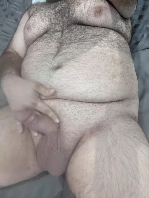 Haven't shaved cock and balls in over a month.