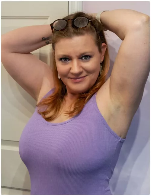 I look busty in purple... is that how this works? 🤪