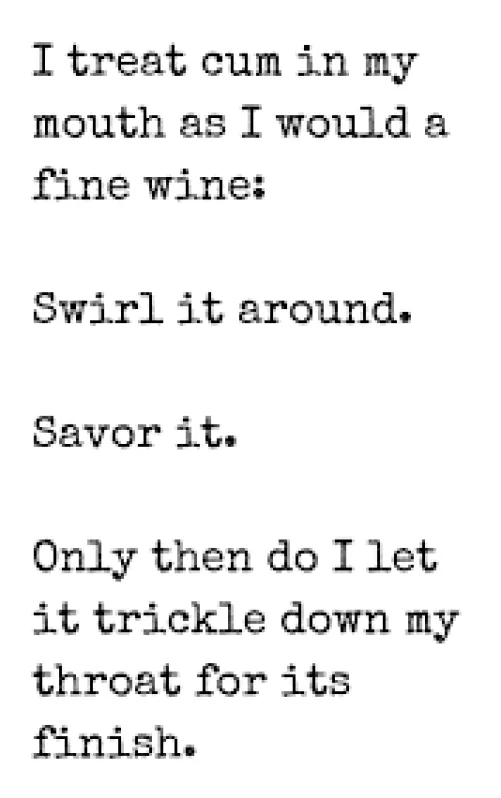 I would love to be your Cumslut