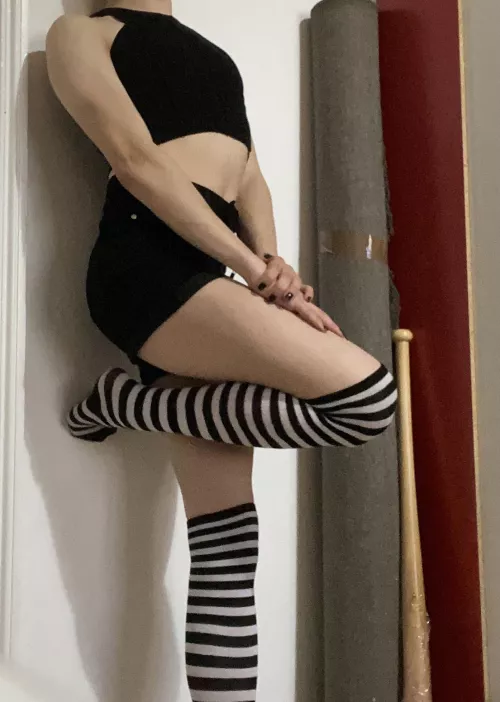 I’ve been trying to work on my thighs. How am I doing?