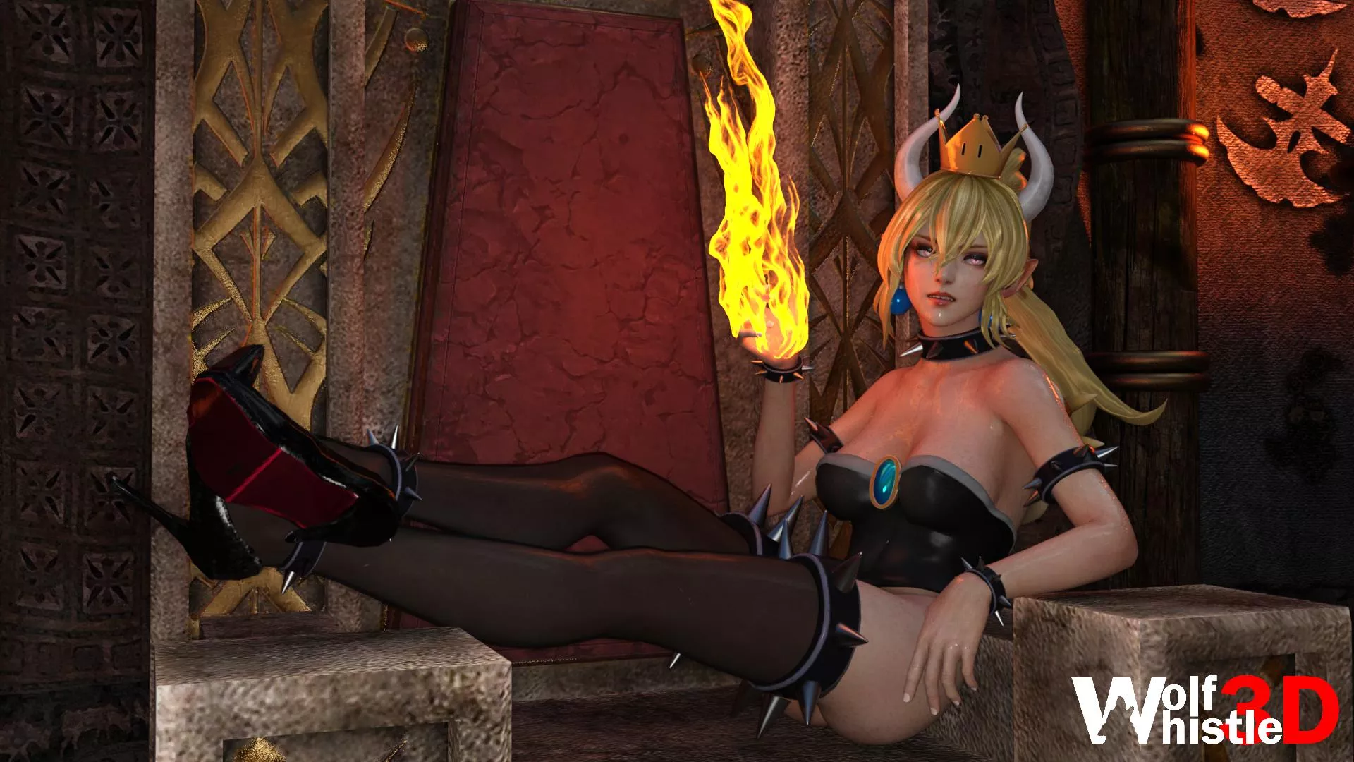 Kneel Before Your Queen (WolfWhistle3D) Source in comments