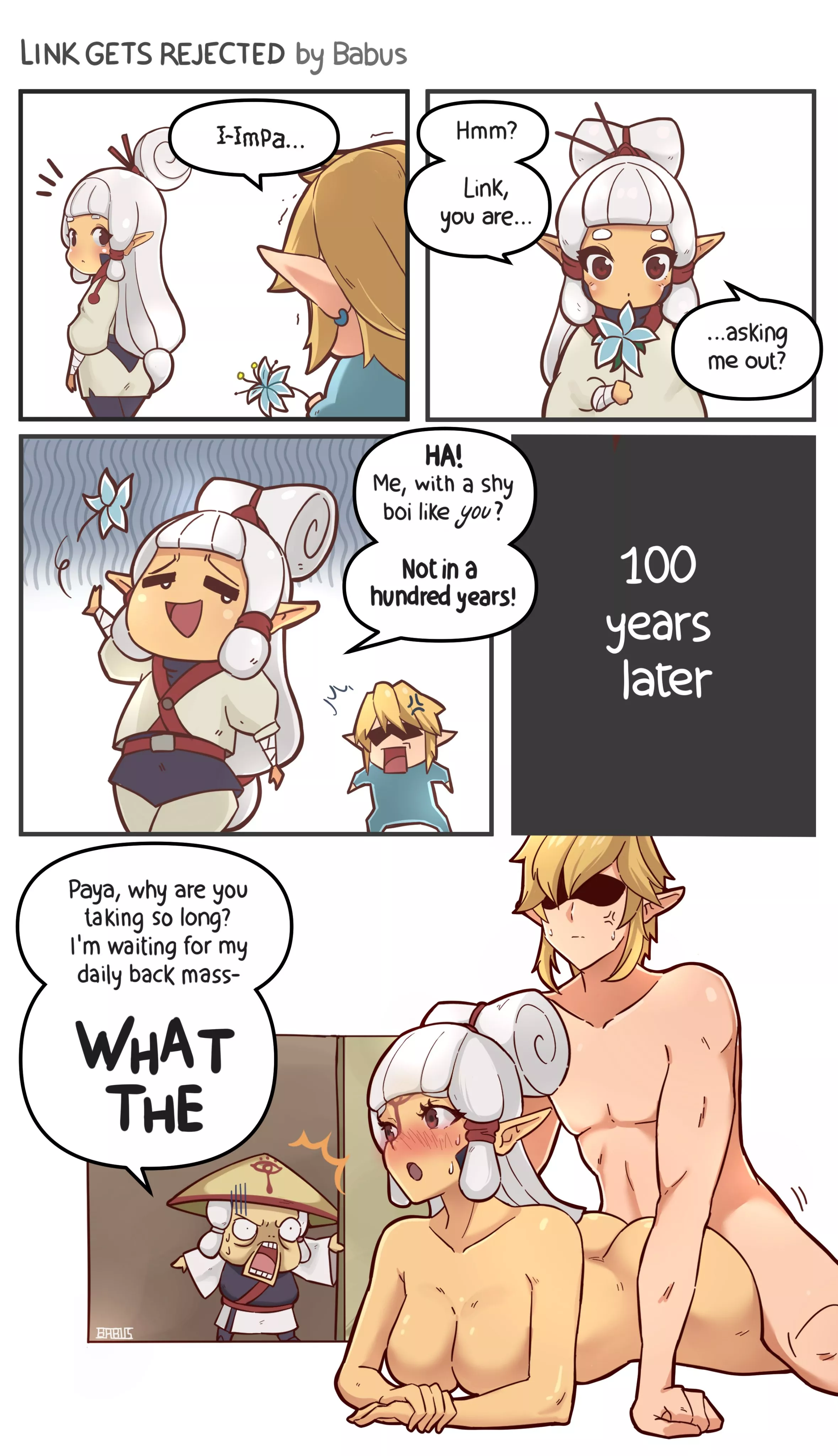 Link could never fuck Impa... or could he? (babusgames) [Zelda Breath of the Wild]
