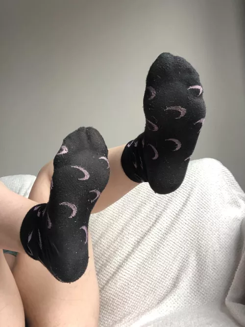 my dreamy feet in my dirty dreamy moon socks🌙💖