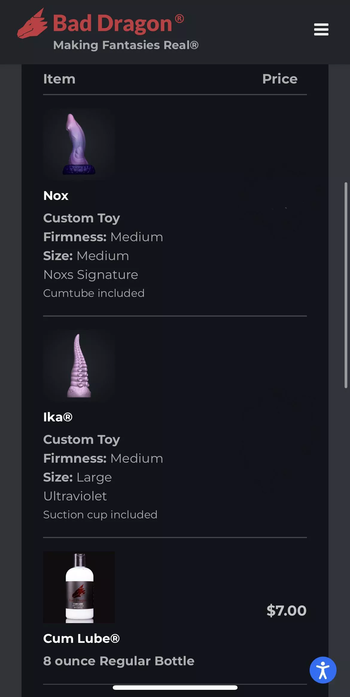 Ordered my first BD toys bigger than small AND my first Cumtube!