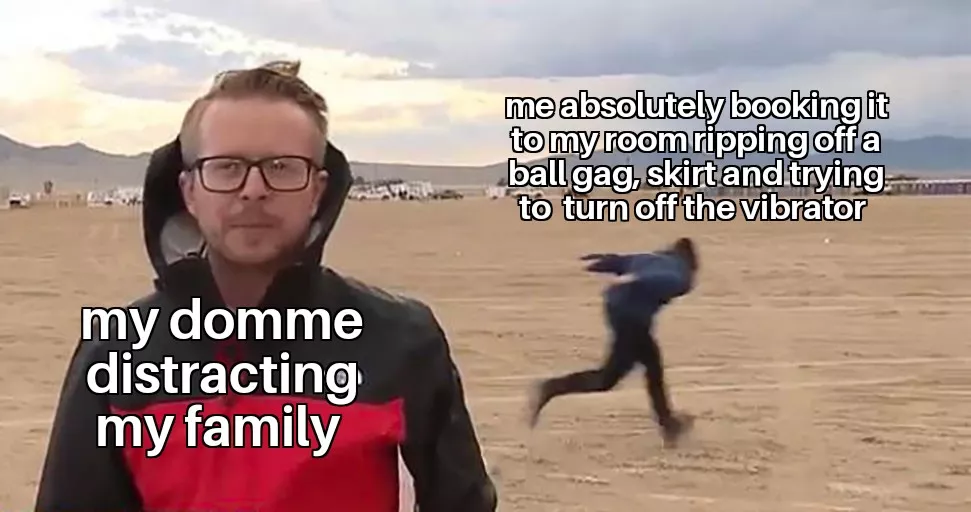 true story. I've never ran so fast in my life. shoutout to that beautiful lady for covering for me😇